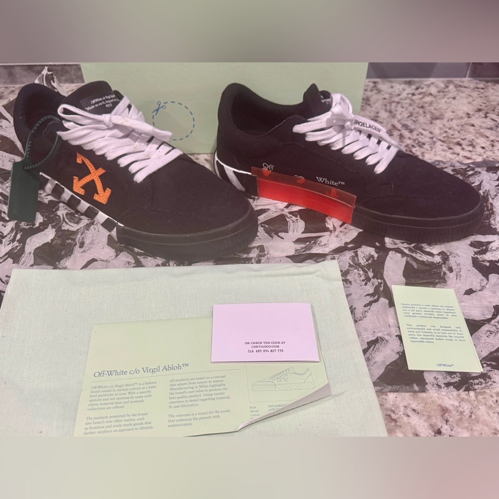 Off-White C/O Virgil Abloh VULCANIZED COA & box - Picture 14 of 16